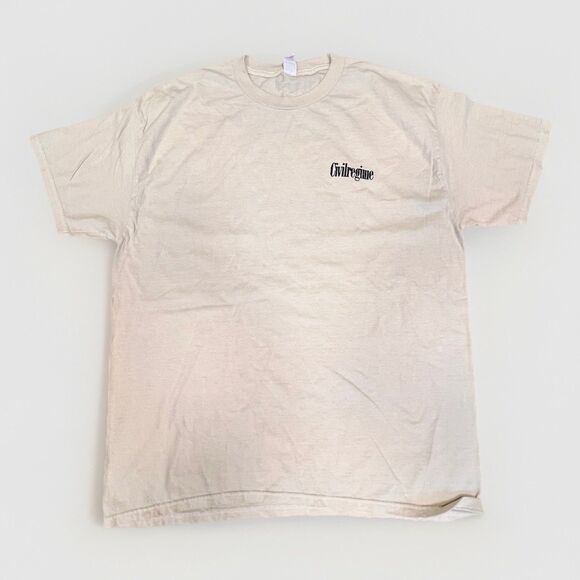 Civil Regime All Day Tee in White Mens XL With Black Embroidered Logo - Picture 1 of 8